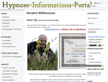 Tablet Screenshot of hypnose-eschwege.de
